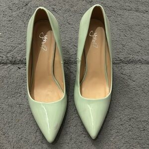 Light green heels